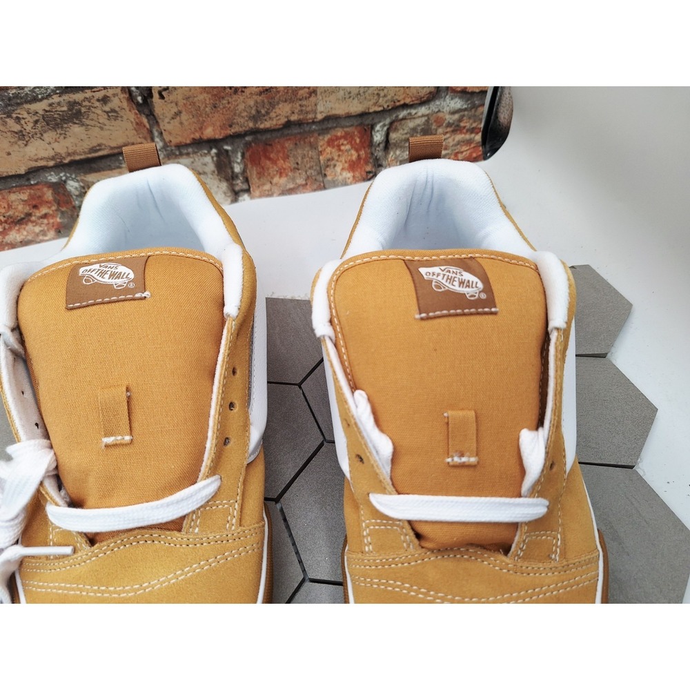 Vans‎ Knu Skool Gum Bumper Honey Yellow Wheat Timberland Inspired Gum Men Sz 10 - Picture 3 of 9